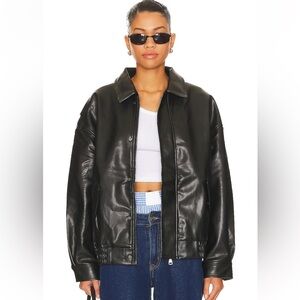 NWT Lioness Kenny Bomber Jet Black